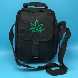 Weed Pot Leaf Crossbody Carry Bag NWOT